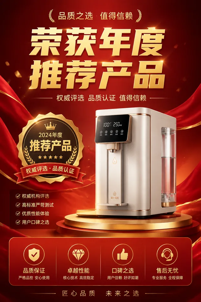 产品奖项海报