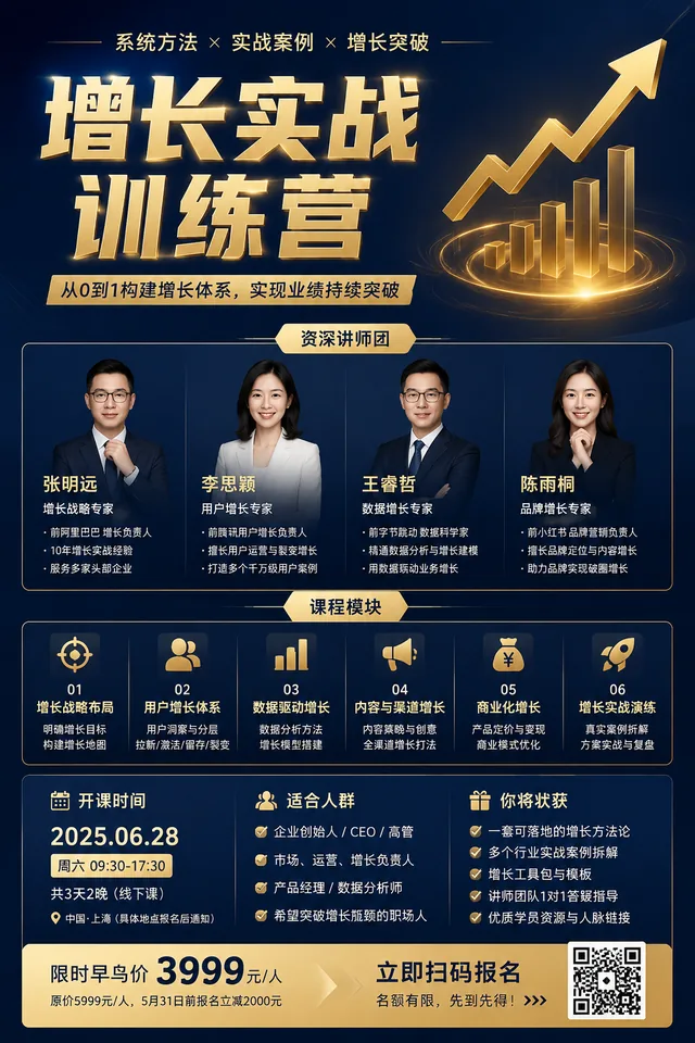 商业训练营招生
