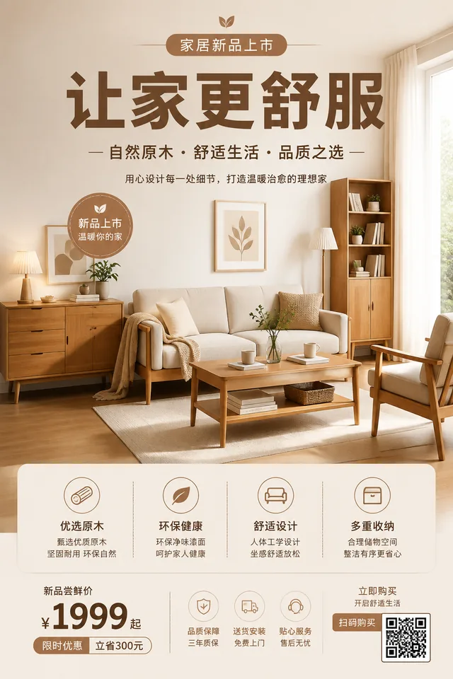 家居新品海报