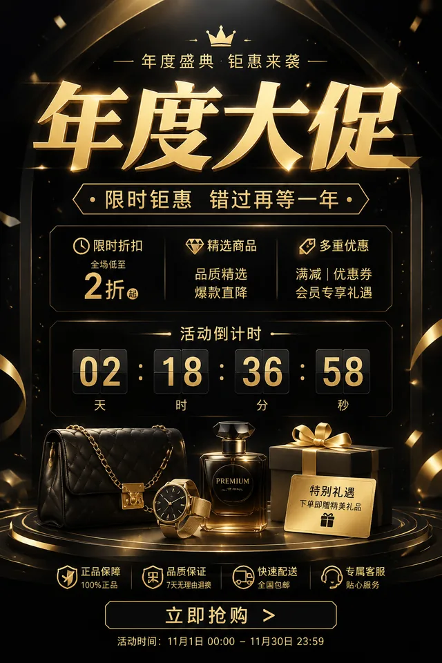 年度大促海报